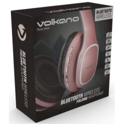 Volkano Phonic Bluetooth Wireless Headphones - Rose Gold - Image 2