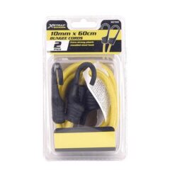 X-Strap - Bungee Cords - Yellow (2 Piece)60cm X 10mm - Image 1