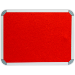 Parrot Notice Board - Info Board Aluminium Frame (1800 x 900mm) - Burnt Orange - Image 1