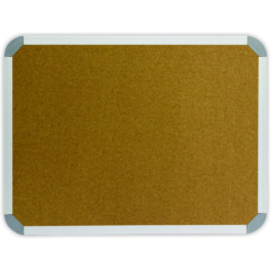 Parrot Notice Board - Info Board Aluminium Frame (1800 x 900mm) - Cork - Image 1