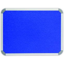 Parrot Notice Board - Info Board Aluminium Frame (2400 x 1200mm) - Royal Blue - Image 1