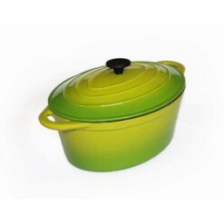 LK's - Oval Casserole - Green - 3 Litre - Image 1