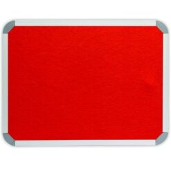 Parrot Notice Board - Info Board Aluminium Frame (900 x 600mm) - Burnt Orange - Image 1