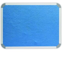 Parrot Info Board Aluminium Frame - Sky Blue Felt (1800 x 1200mm) - Image 1