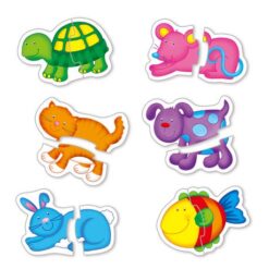 GALT - Baby Puzzles- Pets - 6 x 2 piece sets - Image 2