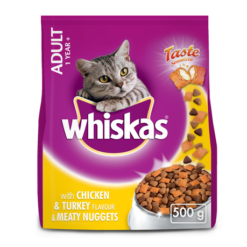 Whiskas - Meaty Nuggets Chicken & Turkey Dry Cat Food - 0.5 kg - Image 2