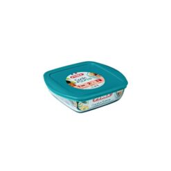 Pyrex - Storage Cook and Store Square Dish With Lid - 2.2 Litre - Image 1