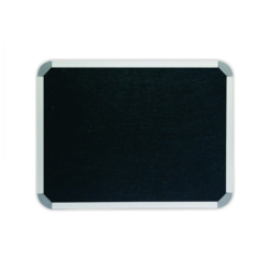 Parrot Notice Board - Info Board Aluminium Frame (1800 x 900mm) - Black - Image 1