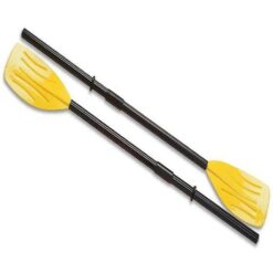 Intex - Kayak Paddle and Boat Oars Combo - Black/ Yellow - Image 1