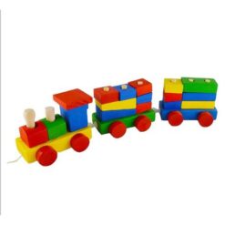 Wooden Educational Train Set - Image 2