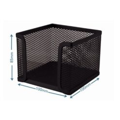 SDS: M400 Wire Mesh Metal Cube Holder Black - Image 2