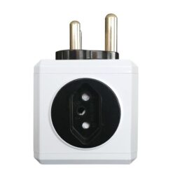 Dual USB charger with multi sockets - Grey - Image 3