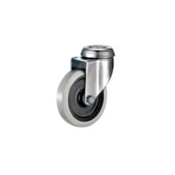 Tradequip - Thermoplastic Rubber Castor - Bolt Hole Swivel (50mm) - Image 1