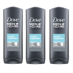 Dove Men + Care - Body Wash Clean Comfort (3 x 400ml) - Image 1