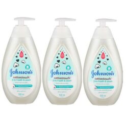 Johnson's - Cottontouch Bath Wash (3 x 500ml) - Image 1