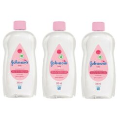 Johnson's - Baby Oil (3 x 300ml) - Image 1