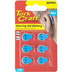 Pr44 Zinc -Air Hearing Aid Battery X6 Pack Blue - Image 1