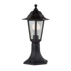 Eurolux Lantern Wall 6 Panel Pedestal Black - Image 1