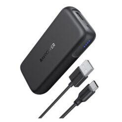 RAVPower RP-PB186 10000mAh Portable Charger - Black - Image 1