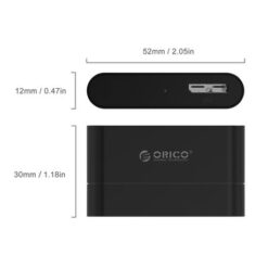 Orico USB3.0 2.5" HDD/SSD Adapter - Black - Image 2