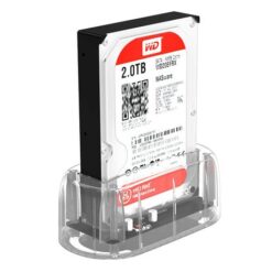 Orico USB-C 2.5"/3.5" HDD|SSD Dock Transparent - Image 2