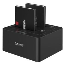 Orico USB3 2.5"|3.5" Dual-Bay HDD/SSD Dock - Black - Image 3