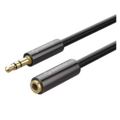 Orico 1.5m Male to Female AUX Extender Cable - Black - Image 3