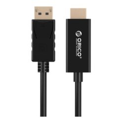 Orico 1.8m Display Port to HDMI Cable - Black - Image 1