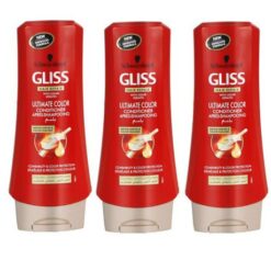 Schwarzkopf Gliss - Hair Repair Conditioner Ultimate Color - (3 x 200ml) - Image 1