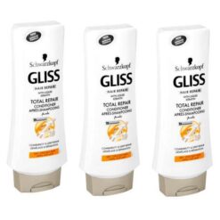 Schwarzkopf Gliss - Hair Repair Conditioner Total Repair - (3 x 400ml) - Image 1