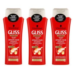 Schwarzkopf Gliss - Ultimate Color Shampoo Hair Repair - (3 x 250ml) - Image 1