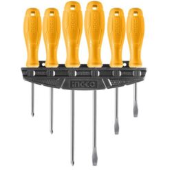 INGCO - Screwdriver Set (6 Piece) with Plastic Frame - Image 1