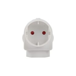 Electricmate Schuko/Euromate Adaptor - White - Image 1