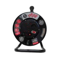 Electricmate 16 Amp 25m Steel Extension Reel - Image 1