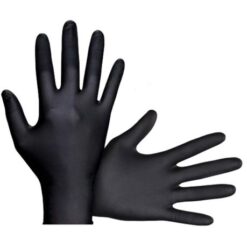 Tuff Gloves - Heavy Duty Black Nitrile Gloves (Pack of 10 Gloves / 5 Pairs) - L - Image 4