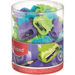 Maped Monster 1 Hole Sharpeners - Tub of 65 - Image 1