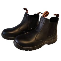 In-Step - Chelsea Safety Boots / Steel Point Working Boots - UK 10 - Image 2