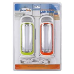 Homequip USB Rechargeable Lantern Set - 300Lumen - Image 1