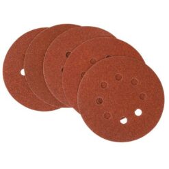 Sanding Disc 150Mm 120 Grit with Holes 10 Pack Hook And Loop - Image 1