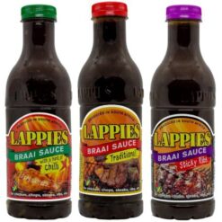 Lappies Braai Sauce - Hint of Chilli, Traditional & Sticky Rib (3 x 750ml) - Image 1