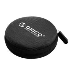 Orico Round Headphone Cable Case - Black - Image 1