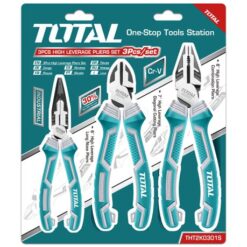 Total Tools 3 Piece Plier Set - High Leverage - Image 1