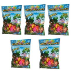 Water Balloons - Bulk Pack of 5 (Totalling 500 Balloons and 5 Hoze Nozzles) - Image 1