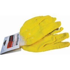 Matsafe Glove Latex Knit Yellow PP 120 - Image 1