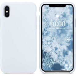 CellTime™ iPhone X / XS Shockproof Silicone Cover Soft Feel - Open Bottom - Midnight Green - Image 8