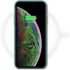 CellTime™ iPhone X / XS Shockproof Silicone Cover Soft Feel - Open Bottom - Midnight Green - Image 27