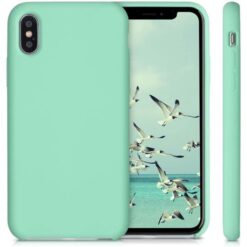 CellTime™ iPhone X / XS Shockproof Silicone Cover Soft Feel - Open Bottom - Midnight Green - Image 30