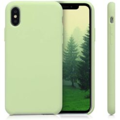 CellTime™ iPhone X / XS Shockproof Silicone Cover Soft Feel - Open Bottom - Midnight Green - Image 38