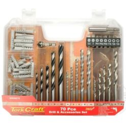 Tork Craft Drill Bit And Accessory Set 70 Pieces - Image 1