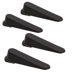 Mts - Bulk Pack Of 4 Home Door Wedge -(Black) - Image 1